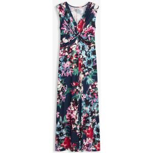 bonprix, bonprix Maxikleid figurumschmeichelnd, elegant, tolles Knoten-Detail, Blumenprint