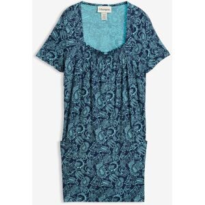 bonprix, bonprix Tunikashirt mit gerafftem Ausschnitt, in A-Linie, Kurzarm-Design