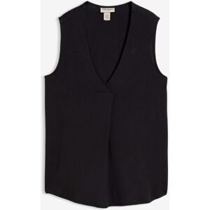 bonprix, bonprix Shirttop bequeme Passform, aus Viskose-Mix, V-Ausschnitt
