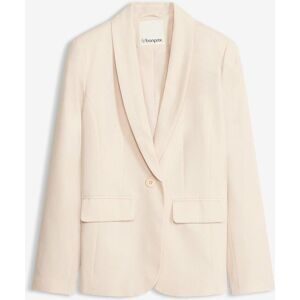 bonprix, bonprix Jackenblazer eleganter Look, schmale Passform, aus Polyester und Elasthan