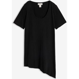 bonprix, bonprix Longshirt bequeme Passform, asymmetrischer Saum, mit Seitenschlitz