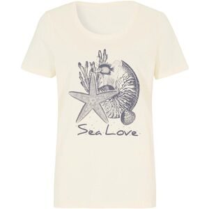 bonprix, bonprix T-Shirt "T-Shirt Sea Love" lockere Passform, Kurzarm-Design, mit maritimem Druck