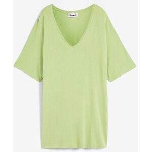 bonprix, bonprix T-Shirt "Long-Shirt aus nachhaltigem Viskose-Mix" Oversize-Passform, Halbarm-Design, aus Viskose-Mix mit Elasthan
