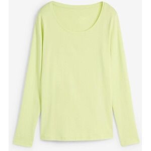 bonprix, bonprix Langarmshirt leicht taillierte Passform, Rundhalsausschnitt, aus reiner Baumwolle