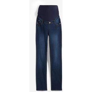 bonprix, bonprix Umstandsjeans 1 tlg. regular fit, gerades Bein, breiter Bund aus Baumwolljersey, 5-Pocket