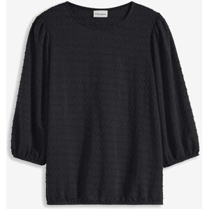 bonprix, bonprix Tunikashirt Oversize-Passform, ohne Kragen, aus Polyester, Viskose und Elasthan