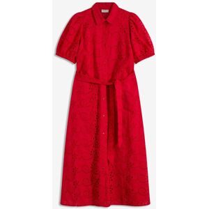 bonprix, bonprix Blusenkleid aus reiner Baumwolle, mit Lochstickerei
