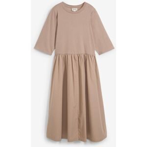 bonprix, bonprix Midikleid aus Baumwolle, A-Linien-Passform, Kurzarm-Design, Midilänge