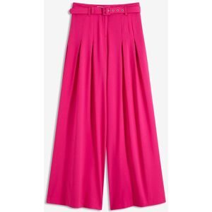 bonprix, bonprix Bundfaltenhose lockerer Schnitt, mit Elasthan-Anteil, inklusive Gürtel