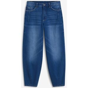 bonprix, bonprix Loose-fit-Jeans Loose Fit, Barrel Jeans Schnitt, 5-Pocket-Style, mit Elasthan-Anteil