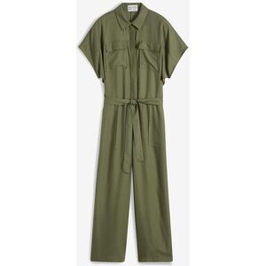 bonprix, bonprix Jumpsuit aus Lyocell, mit Hemdblusenkragen