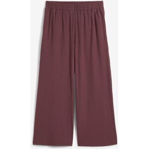 bonprix, bonprix Jerseyhose "Jersey-Hose aus Rippe mit Bequembund" aus Viskose, Polyester und Elasthan, lockere Passform, lässiger Stil