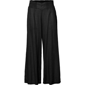 bonprix, bonprix Marlene-Hose Mix aus Leinen und Viskose, gesmokter Bund mit Knopfdetail, Loose Fit