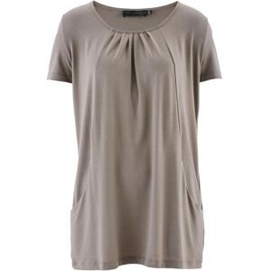 bonprix, bonprix Longshirt figurumspielende Passform, Kurzarm, mit Eingriffstaschen