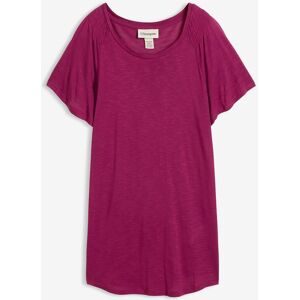 bonprix, bonprix T-Shirt bequeme Passform, mit Flügelärmeln, Smokeeinsatz an der Schulter