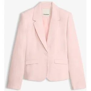 bonprix Kurzblazer mit Pattentaschenrosa 36Damen