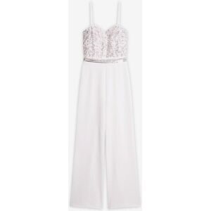 bonprix, bonprix Overall Slim Fit Passform, mit Bustier-Ausschnitt, aus strukturiertem Crepe