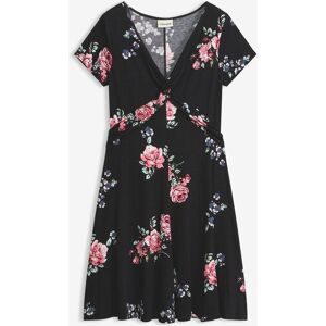 bonprix Jerseykleid aus Viskose-Mixschwarz 48Damen