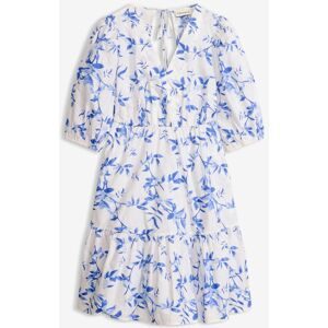 bonprix, bonprix Minikleid für eleganten Look, aus Baumwolle, A-Linie Passform, Kurzarm-Design