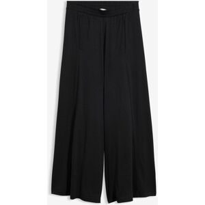 bonprix, bonprix Culotte "Jersey-Culotte mit weitem Bein" aus Modal und Polyester, Loose fit Passform, weites Bein