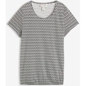 bonprix, bonprix T-Shirt Loose Fit, Kurzarm, mit elastischen Bündchen, mit All-Over Print