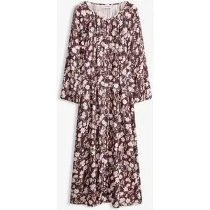 bonprix Maxikleid mit Bindebandlila 44Damen