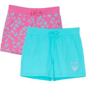 bonprix, bonprix Shorts "Shorts aus reiner Baumwolle (2er-Pack)" aus Baumwolle, Regular Fit, mit elastischem Bund