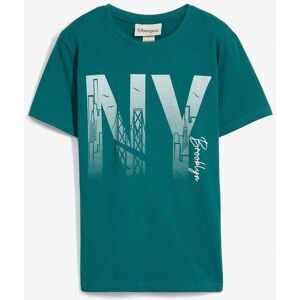 bonprix, bonprix T-Shirt aus reiner Baumwolle, mit grossem Frontdruck, Kurzarm-Design