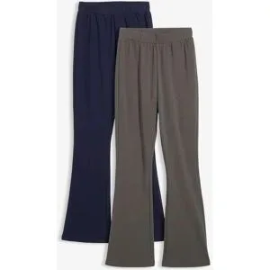 bonprix Thermo-Leggings Bootcut (2er Pack)blau 140Mädchen