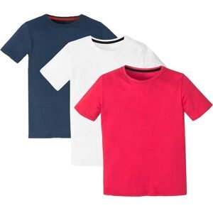 bonprix, bonprix T-Shirt "T-Shirt mit Baumwolle (3er Pack)" Packung, 3 Stk. regular fit Passform, Kurzarm-Design, aus Baumwolle