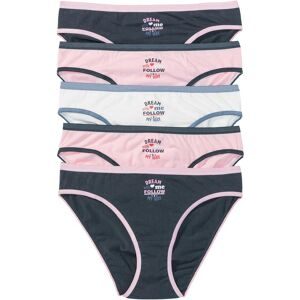 bonprix, bonprix Slip "Slip (5er Pack)" Packung, 5 Stk. mit dekorativen Bündchen in Kontrastfarbe, weiche Materialqualität
