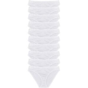 bonprix, bonprix Slip "Slip (10er Pack)" Packung, 10 Stk. bequeme Passform, aus Baumwolle, verschiedene Farben, im 10er Pack