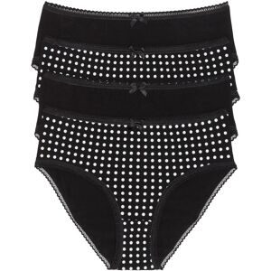 bonprix, bonprix Maxislip Packung, 4 Stk. klassischer Stil, figurnaher Schnitt, mit dekorativer Schleife