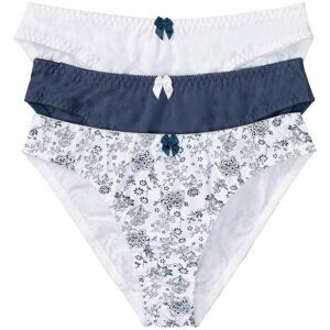 bonprix, bonprix Slip Packung, 3 Stk. unifarben und bedruckt, mit kleinem Schleifendetail