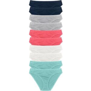 bonprix, bonprix Slip "Slip (10er Pack)" Packung, 10 Stk. bequeme Passform, aus Baumwolle, verschiedene Farben, im 10er Pack