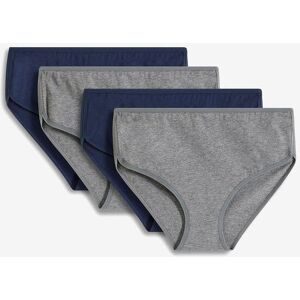 bonprix, bonprix Panty Packung, 4er, aus Baumwolle und Elasthan, bequeme Passform, Maxipanty-Schnitt