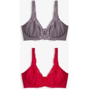 bonprix Minimizer-BH mit gepolsterten Trägern (2er Pack)rot 100Damen