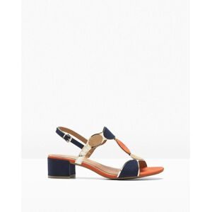 Marco Tozzi, MARCO TOZZI Sandalette, Blockabsatz, Sommerschuh, Riemchensandale mit verstellbarer Schnalle