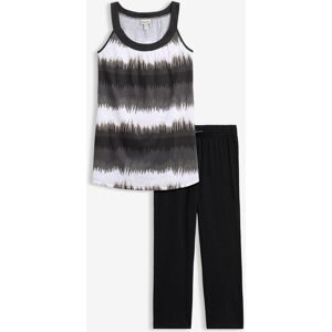 bonprix, bonprix Jerseykleid Set, 2 tlg. mit Capri-Leggings in 3/4-Länge