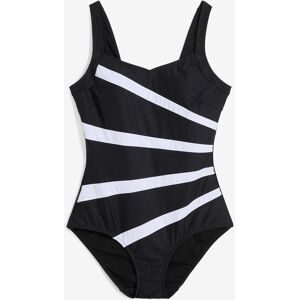 bonprix, bonprix Badeanzug mit V-Ausschnitt, sportlicher Stil, elastisches Material
