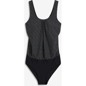 bonprix, bonprix Badeanzug 1 Stk. mit Unterbrustgummi für Halt, mit Futter aus Polyester