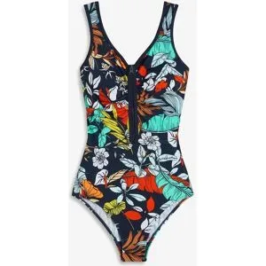 bonprix Badeanzug mit Reißverschlussblau 52Damen