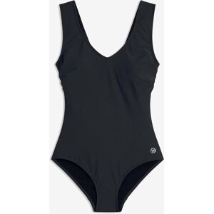 bonprix, bonprix Badeanzug 1 Stk. mit V-Ausschnitt, Shape-Design, mit Elasthan-Anteil