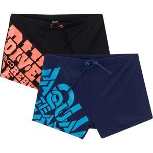 bonprix, bonprix Badehose Packung, 2 Stk. mit tollen Wording-Drucken