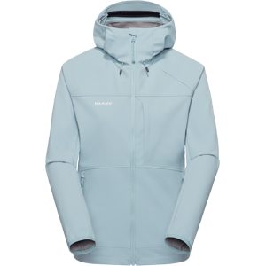 MAMMUT, MAMMUT Ultimate Comfort Hooded Damen Softshelljacke Blau, Damen, Größe: L