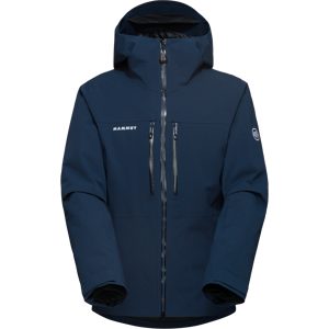 Mammut Isolierte All-Mountain-Skijacke Stoney HS Thermo Hooded Jacket Men Blau XXL