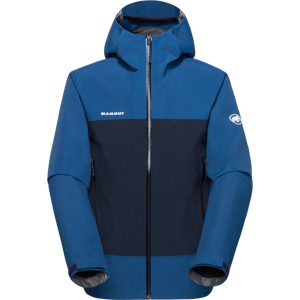 MAMMUT, MAMMUT Herren Wanderjacke Crag 2,5L Hoodie blau | M