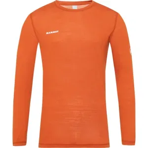 Mammut 100 % natürliches Performance-Shirt Tree Wool FL Longsleeve Men Brown XXL