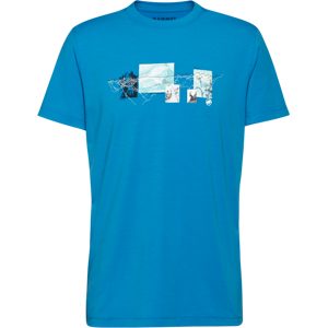MAMMUT, MAMMUT Mountain 3308m Herren T-Shirt Blau, Herren, Größe: S