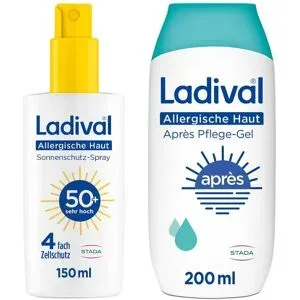 Ladival, Ladival Allergische Haut Sonnenschutz-Spray LSF50+ + Apres Pfleg